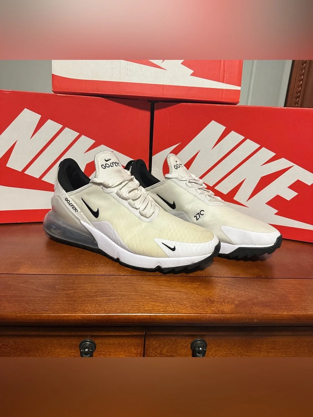 Nike Air Max 270 Golf 'White Black' (2020)